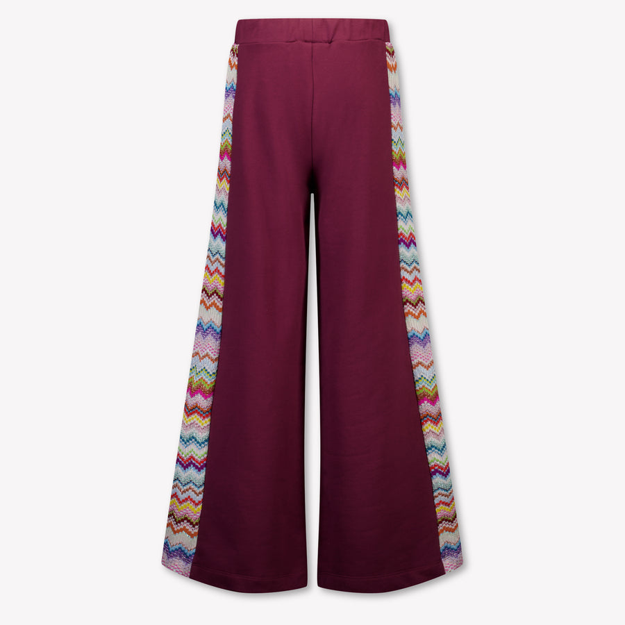 Missoni Kinder Meisjes Broek In Bordeaux