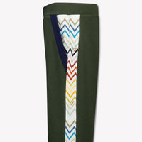 Missoni Kids Boys Pants In Dark Green