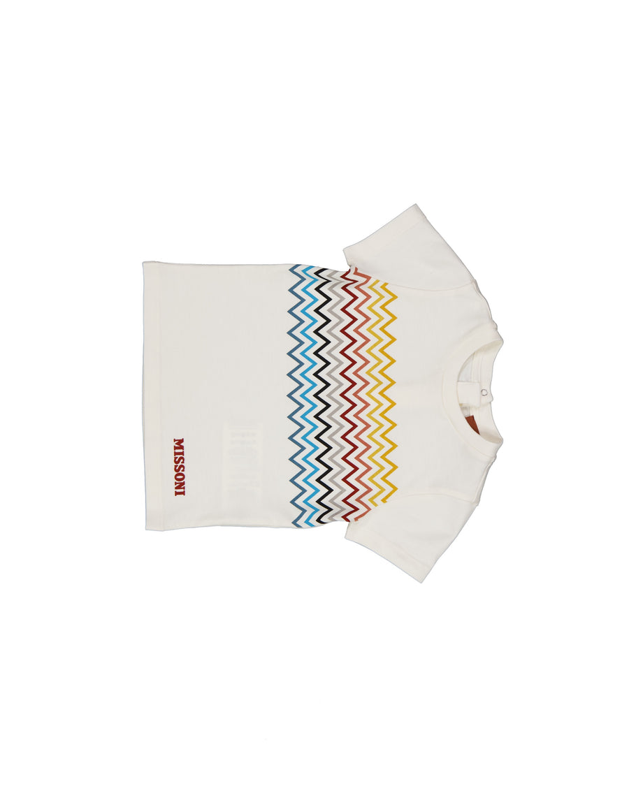 Missoni Baby Boys T-Shirt In OffWhite