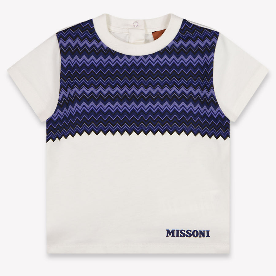 Missoni Baby Boys T-Shirt In OffWhite