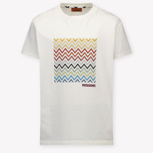 Missoni Kids Boys T-Shirt In OffWhite