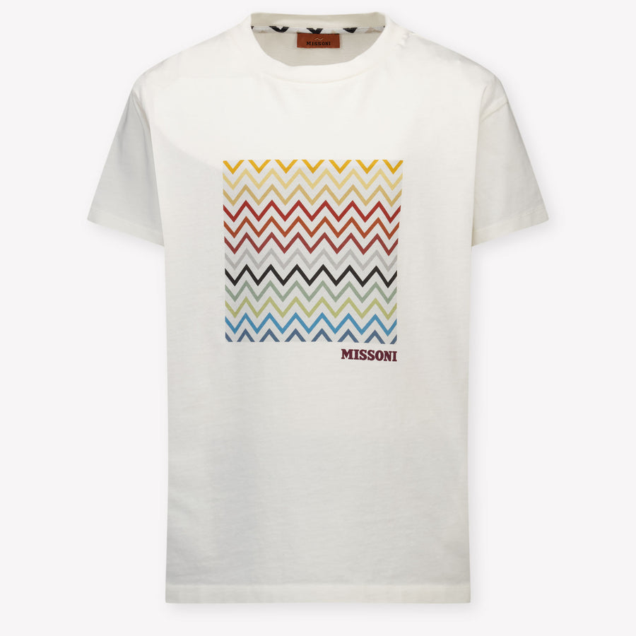 Missoni Kids Boys T-Shirt In OffWhite