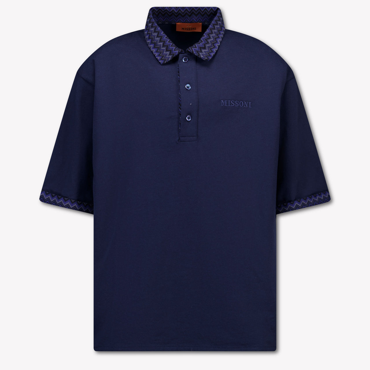 Missoni Kids Boys Polo In Navy