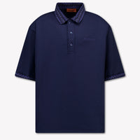 Missoni Kids Boys Polo In Navy