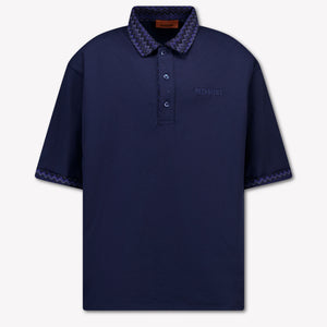 Missoni Kids Boys Polo In Navy
