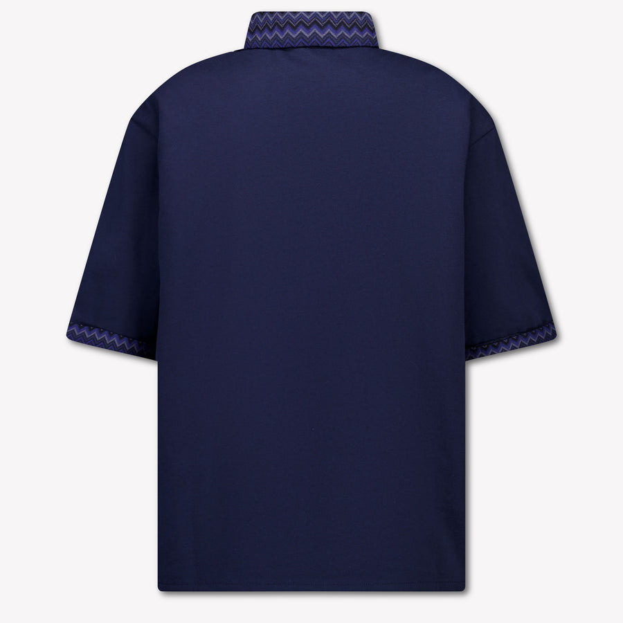 Missoni Kids Boys Polo In Navy