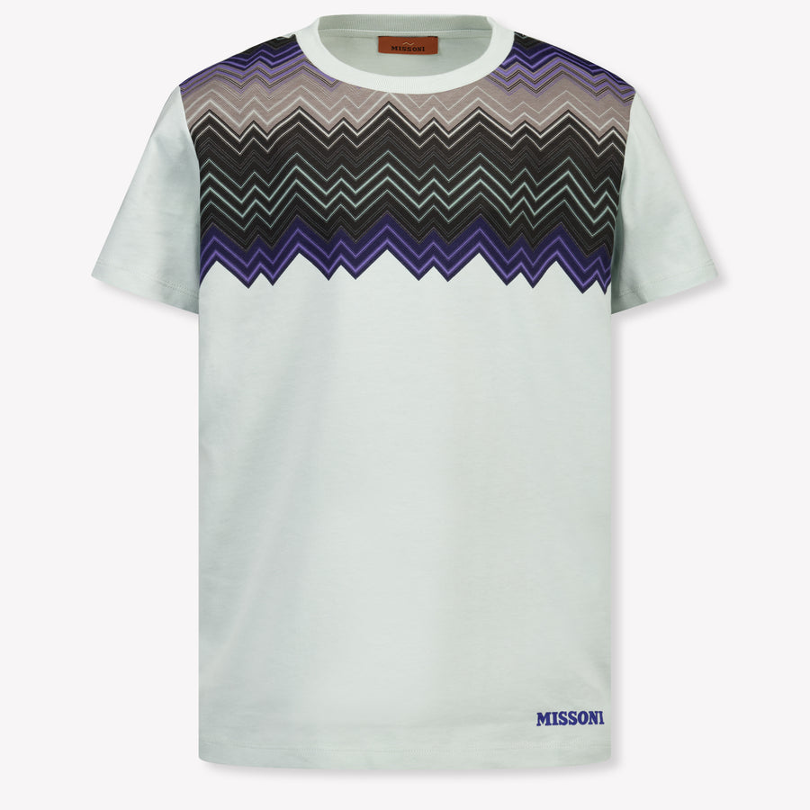 Missoni Kinder Jongens T-Shirt In Mint