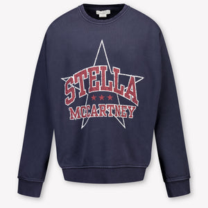 Stella McCartney Kids Girls Sweater In Navy