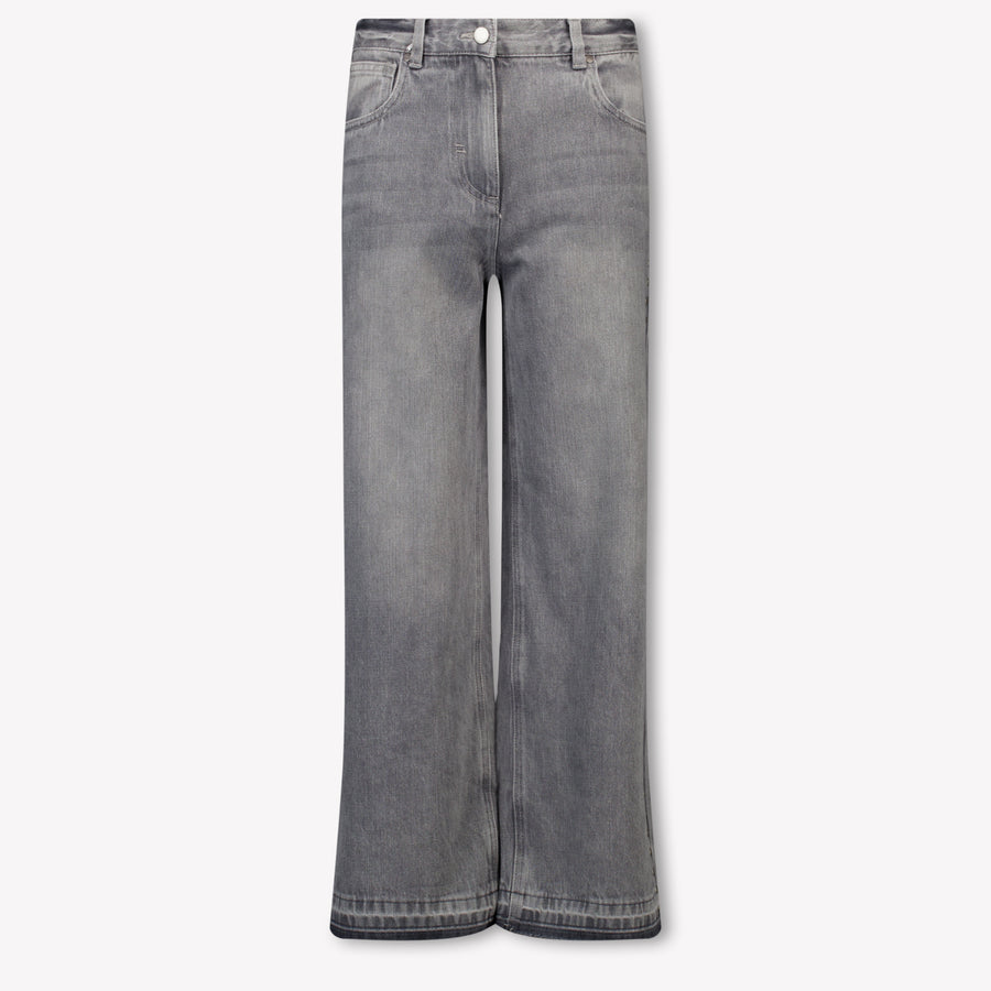 Stella McCartney Kids Girls Jeans In Gray