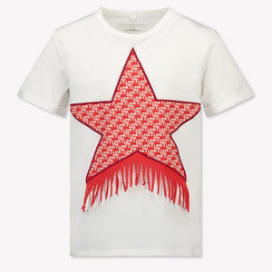 Stella McCartney Kinder Meisjes T-Shirt In Wit