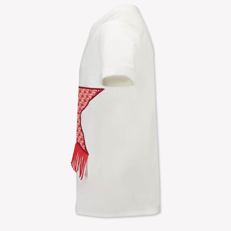 Stella McCartney Kinder Meisjes T-Shirt In Wit