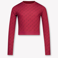 Stella McCartney Kinder Meisjes T-Shirt In Bordeaux