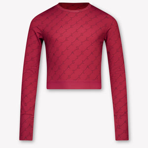 Stella McCartney Kinder Meisjes T-Shirt In Bordeaux