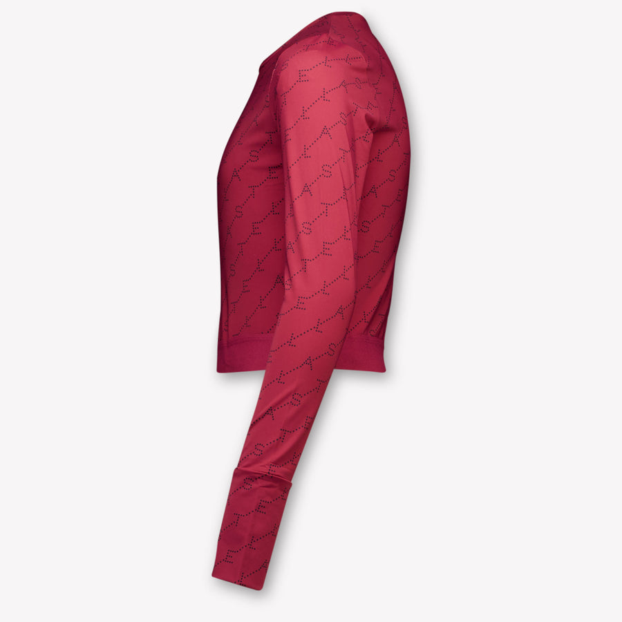 Stella McCartney Kinder Meisjes T-Shirt In Bordeaux