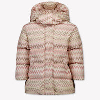 Missoni Kids Girls Jackets In Light Pink