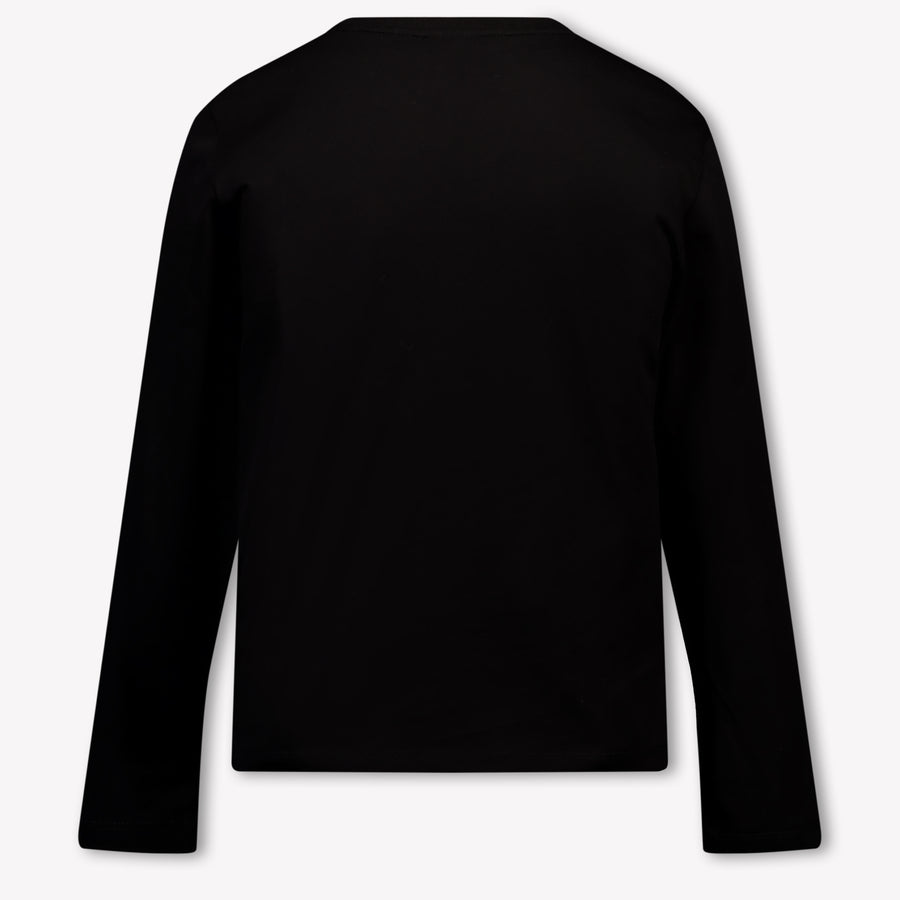 EA7 Kinder Jongens T-Shirt In Zwart