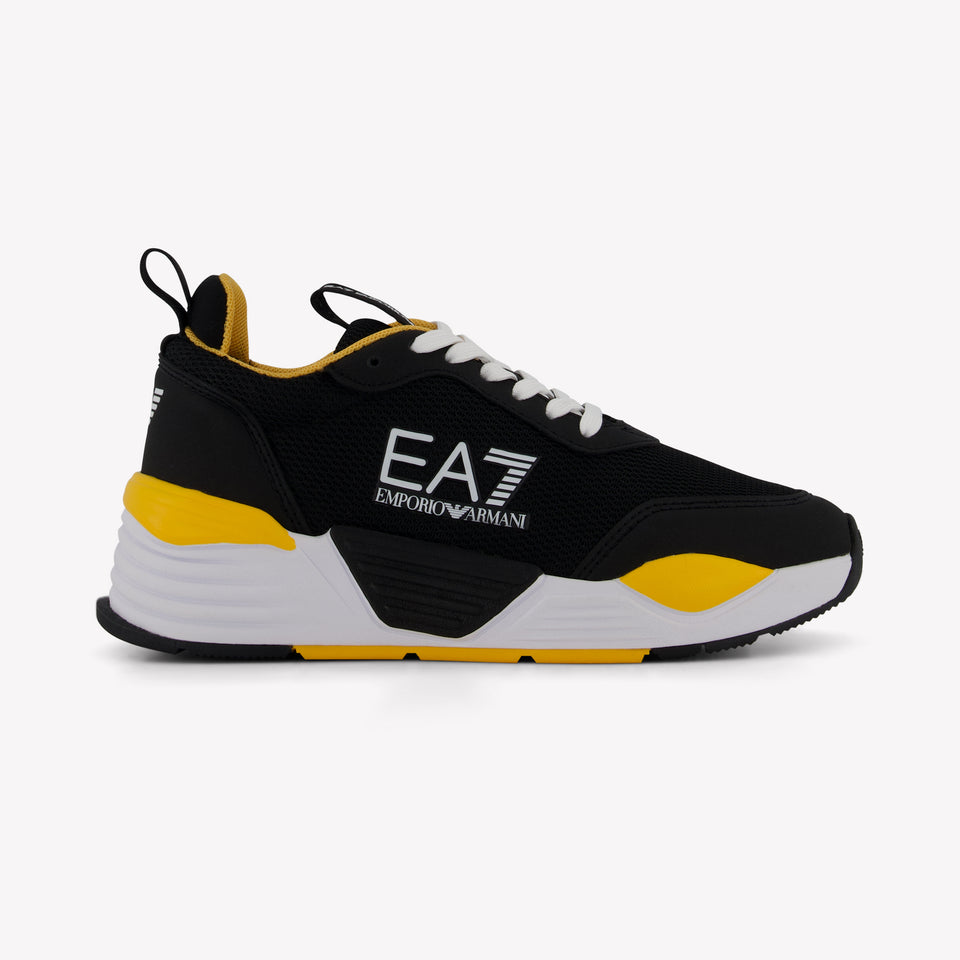 EA7 Jongens Sneakers In Zwart