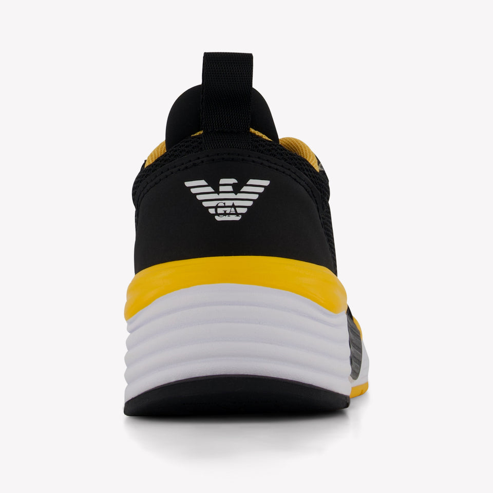 EA7 Jongens Sneakers In Zwart