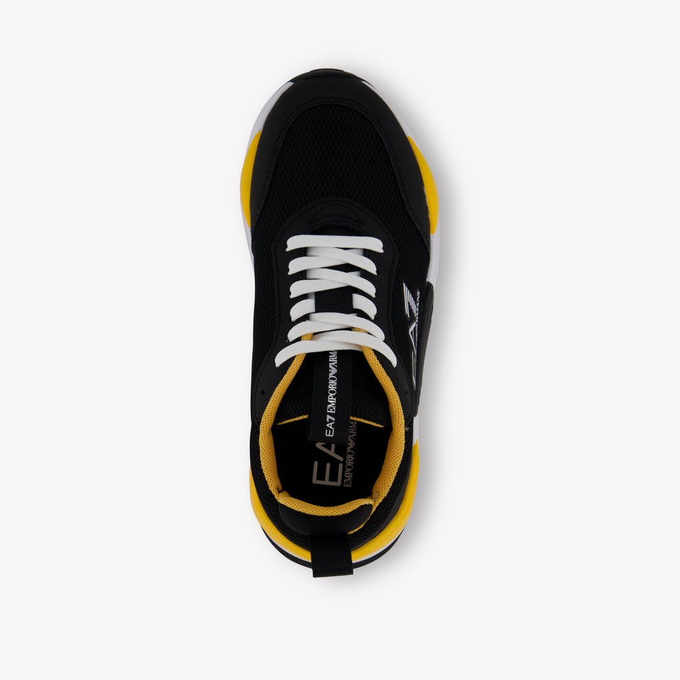 EA7 Jongens Sneakers In Zwart