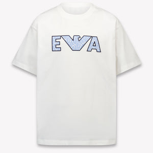Armani Kids Boys T-Shirt In White