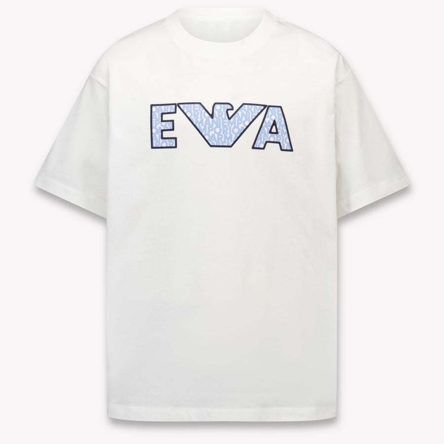 Armani Kids Boys T-Shirt In White