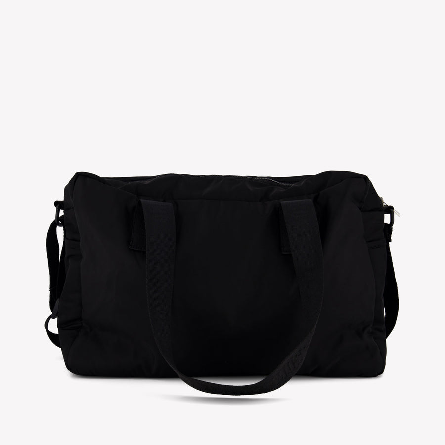 Moschino Baby Unisex Diaper Bag In Black