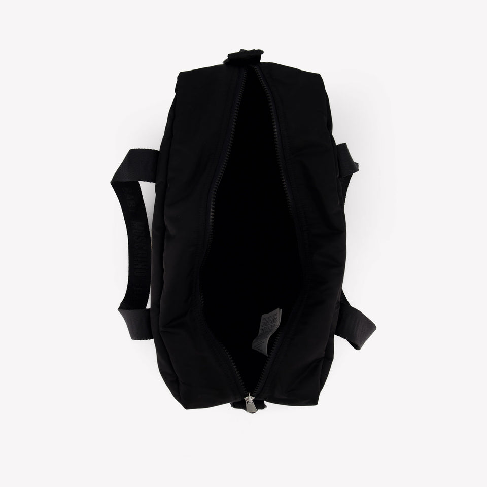 Moschino Baby Unisex Diaper Bag In Black