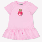 Moschino Baby Girls Dress In Pink