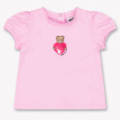 Moschino Baby Girls T-Shirt In Pink