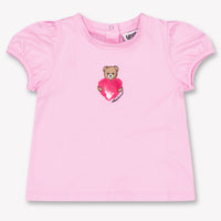 Moschino Baby Girls T-Shirt In Pink