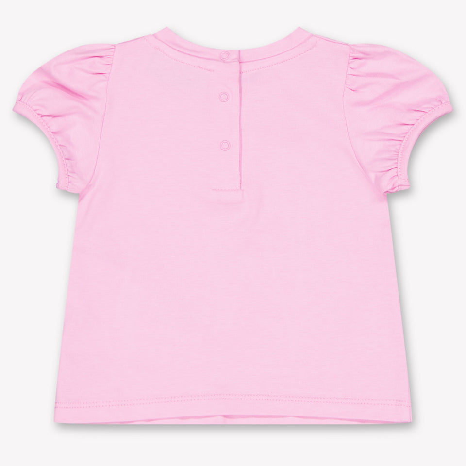 Moschino Baby Girls T-Shirt In Pink