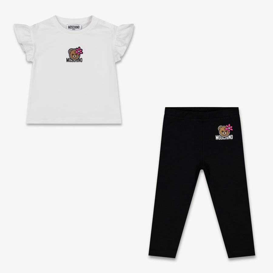 Moschino Baby Meisjes Setjes in Wit