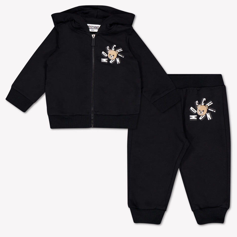 Moschino Baby Jongens Joggingpak In Zwart