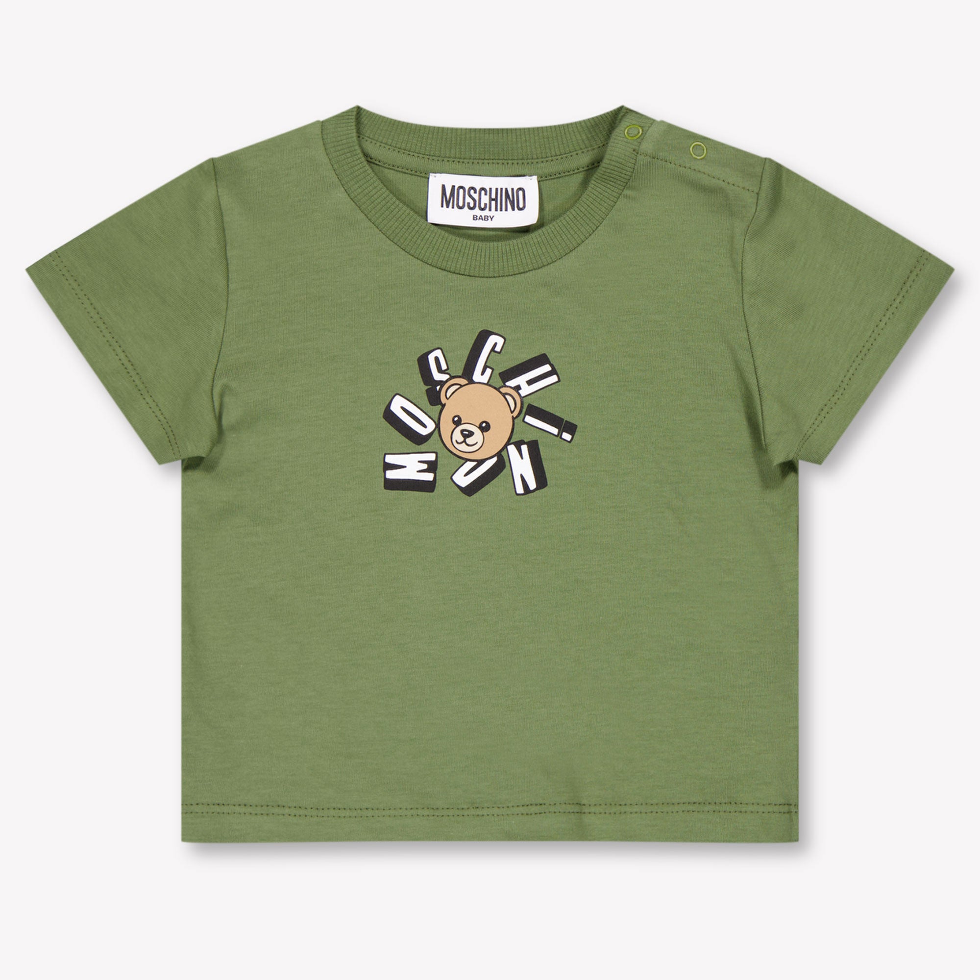 Moschino Baby Unisex T-Shirt In Army