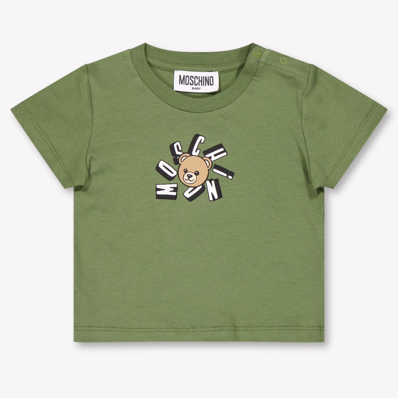 Moschino Baby Unisex T-Shirt In Army