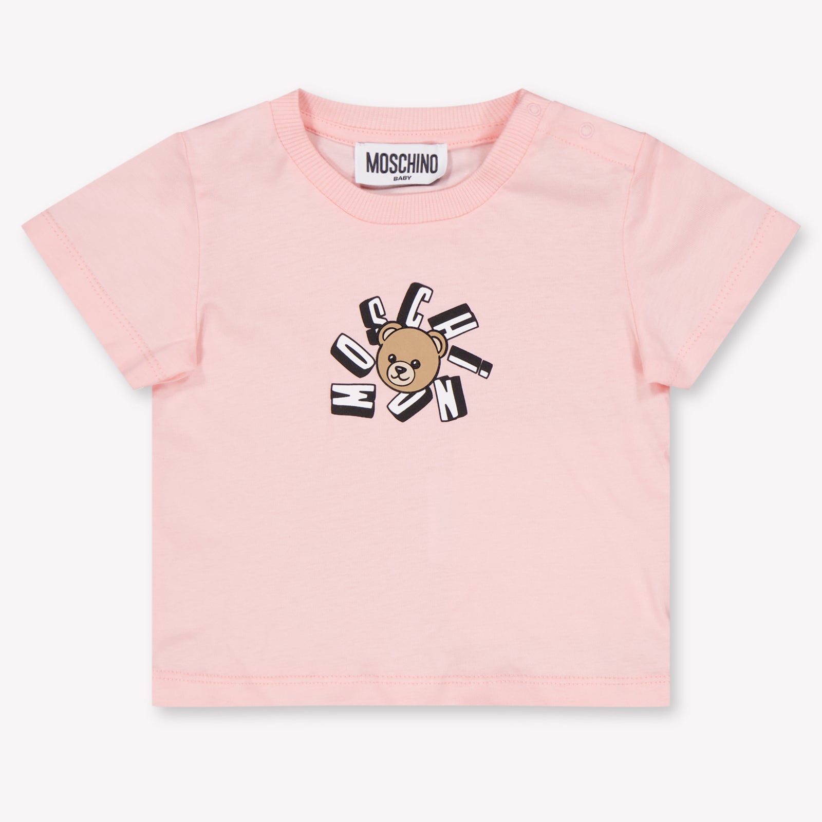 Moschino Baby Unisex T-Shirt In Licht Roze