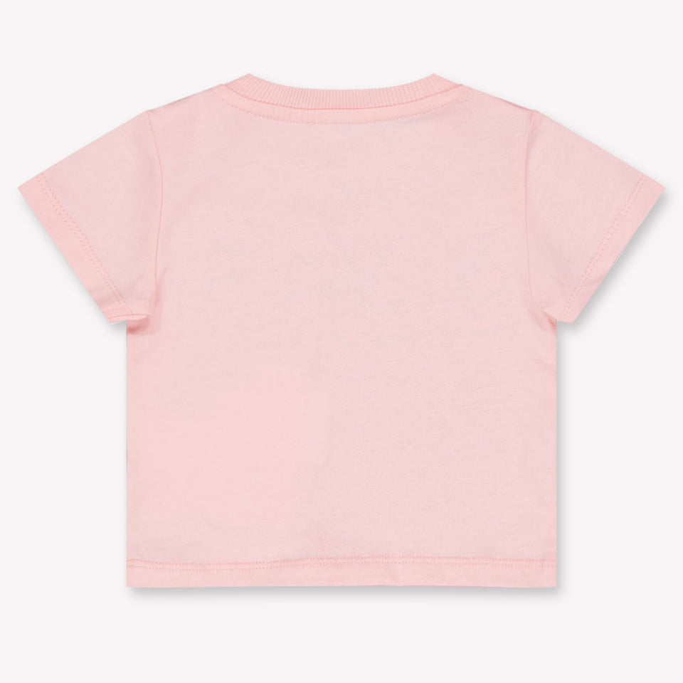 Moschino Baby Unisex T-Shirt In Light Pink