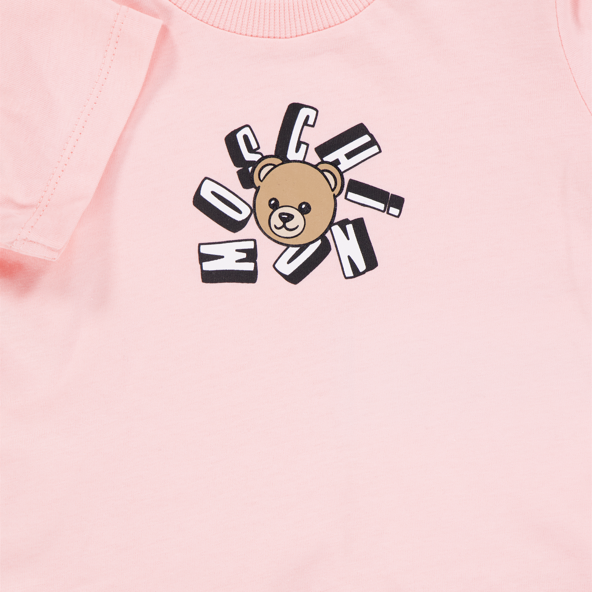 Moschino Baby Unisex T-Shirt In Licht Roze