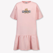 Moschino Kids Girls Dress In Light Pink