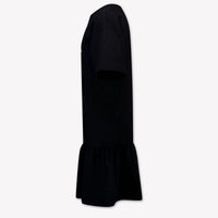 Moschino Kids Girls Dress In Black