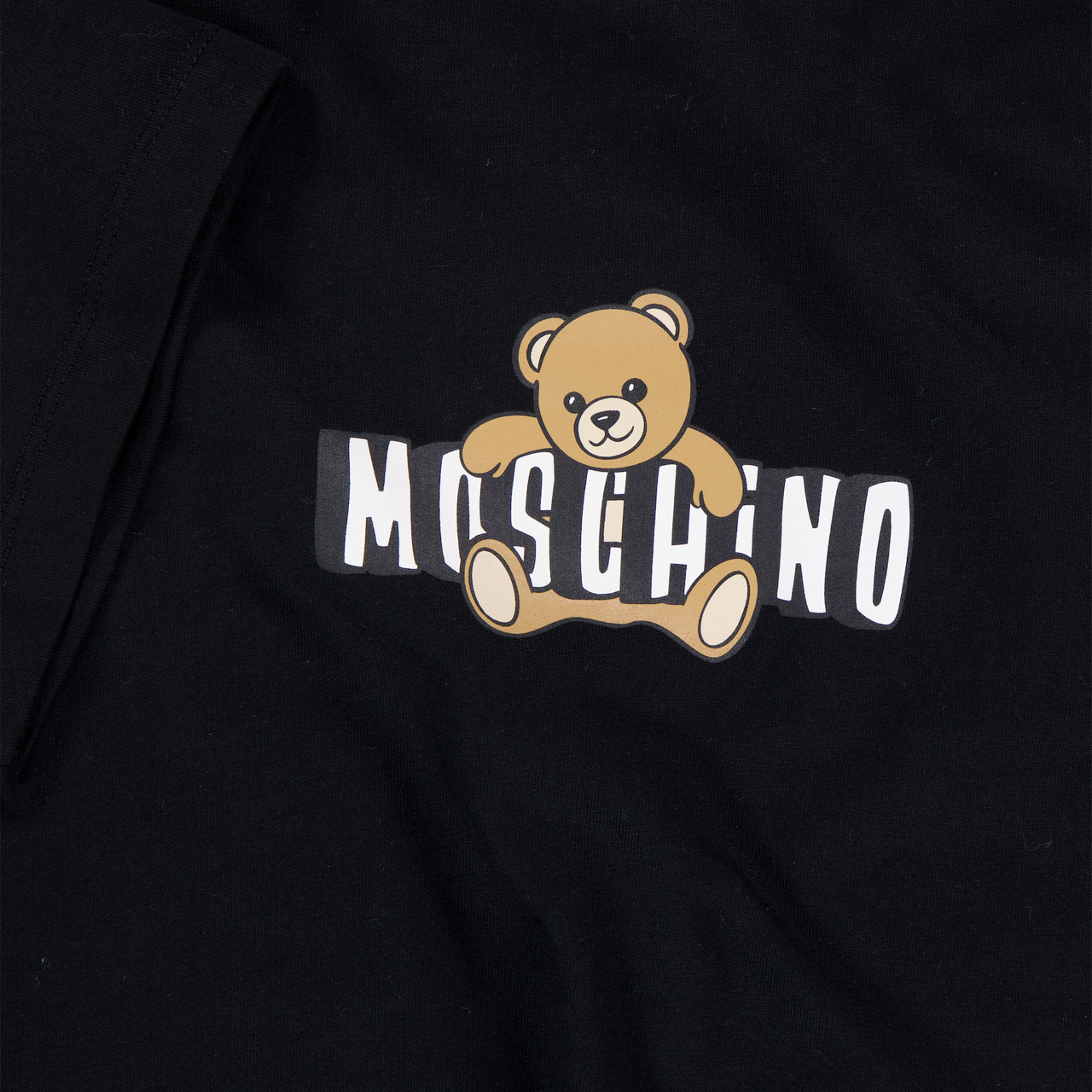 Moschino Kids Girls Dress In Black