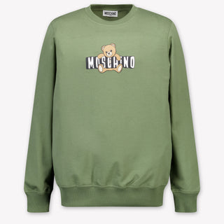 Moschino Kids Unisex Sweater In Army