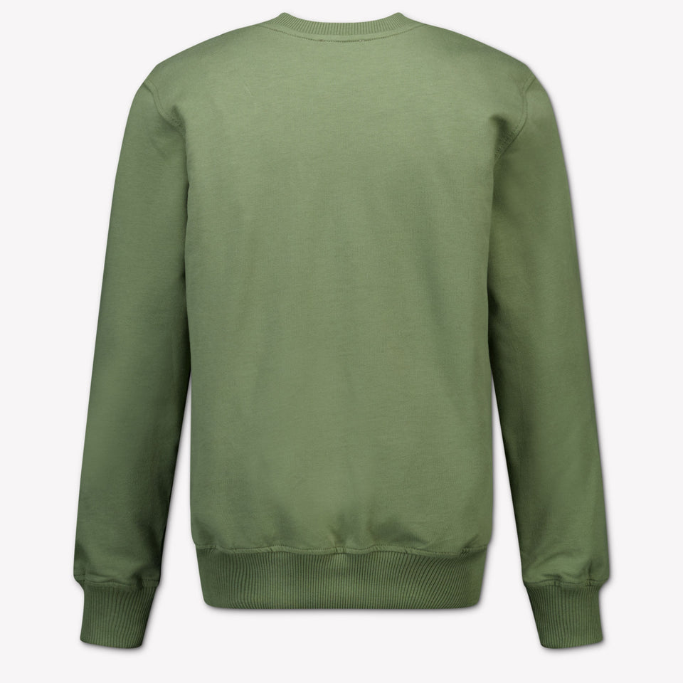 Moschino Kinder Unisex Trui In Army