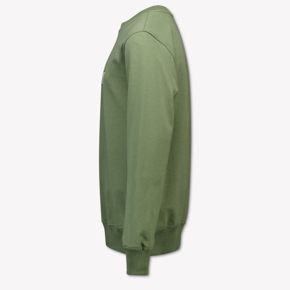 Moschino Kinder Unisex Trui In Army