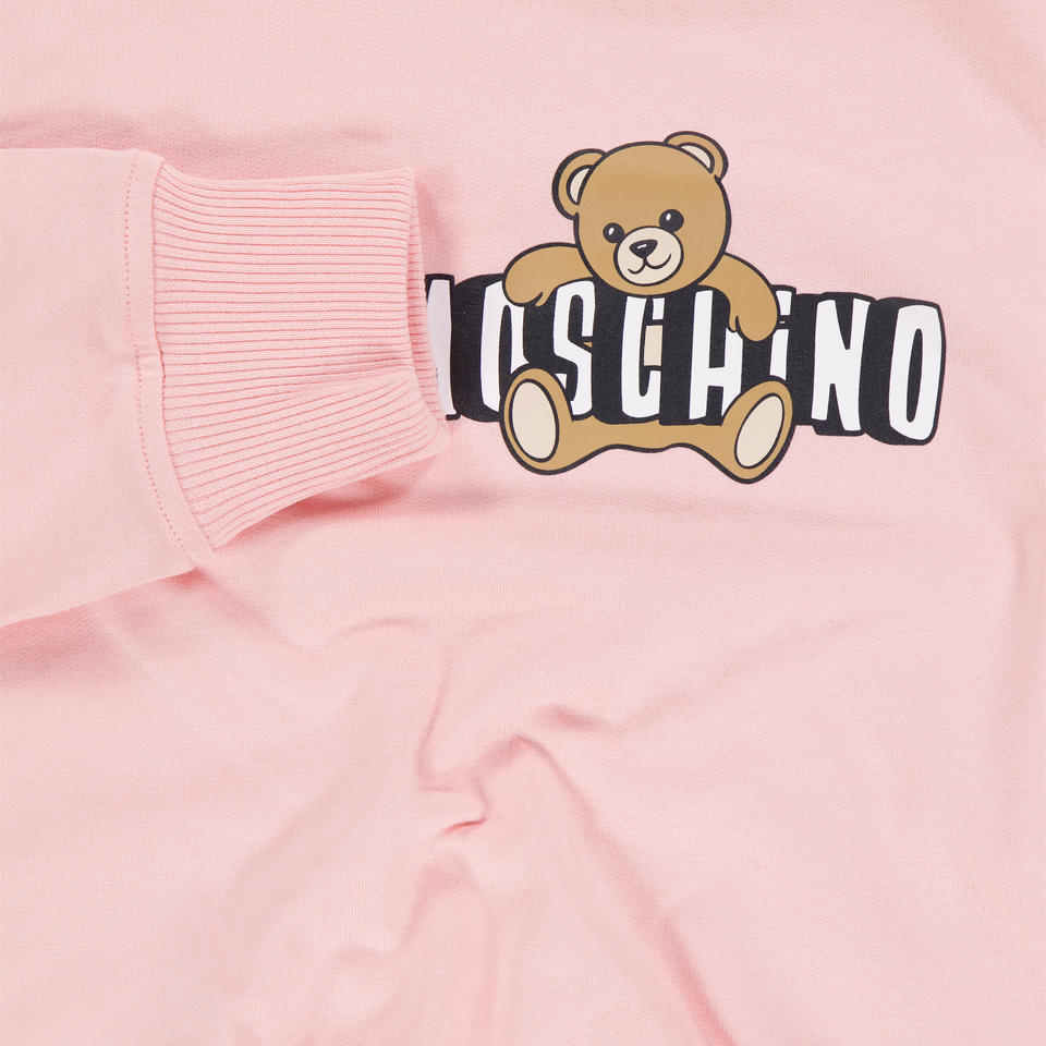 Moschino Kids Unisex Sweater In Light Pink