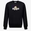 Moschino Kinder Unisex Trui In Zwart