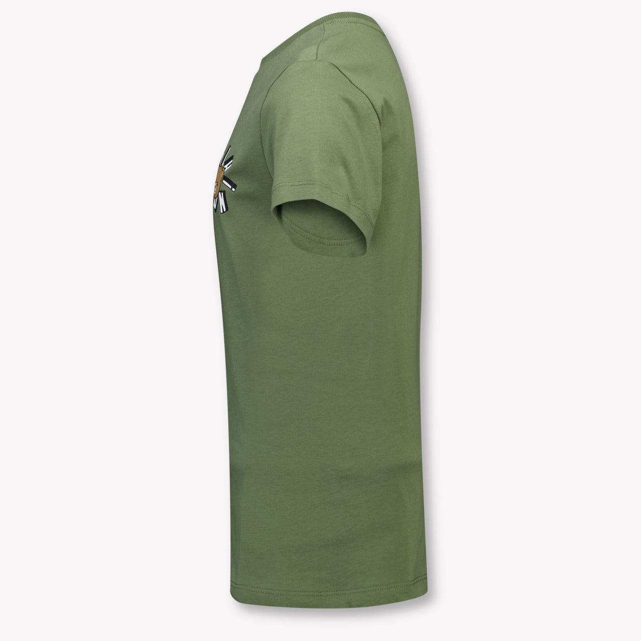 Moschino Kids Boys T-Shirt In Army