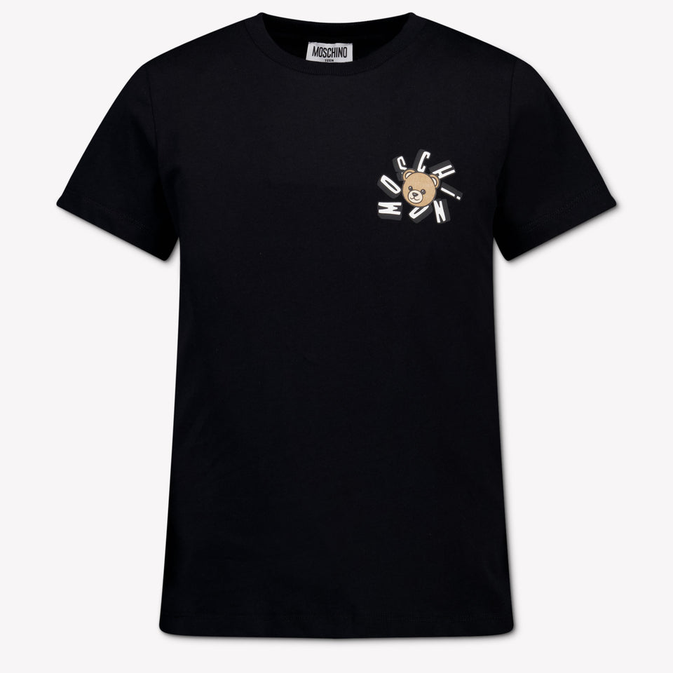 Moschino Kinder Jongens T-Shirt In Zwart
