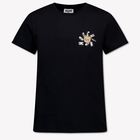 Moschino Kids Boys T-Shirt In Black