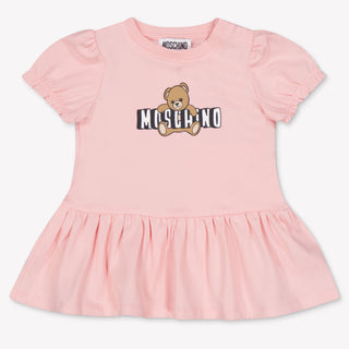 Moschino Baby Meisjes Jurk In Licht Roze